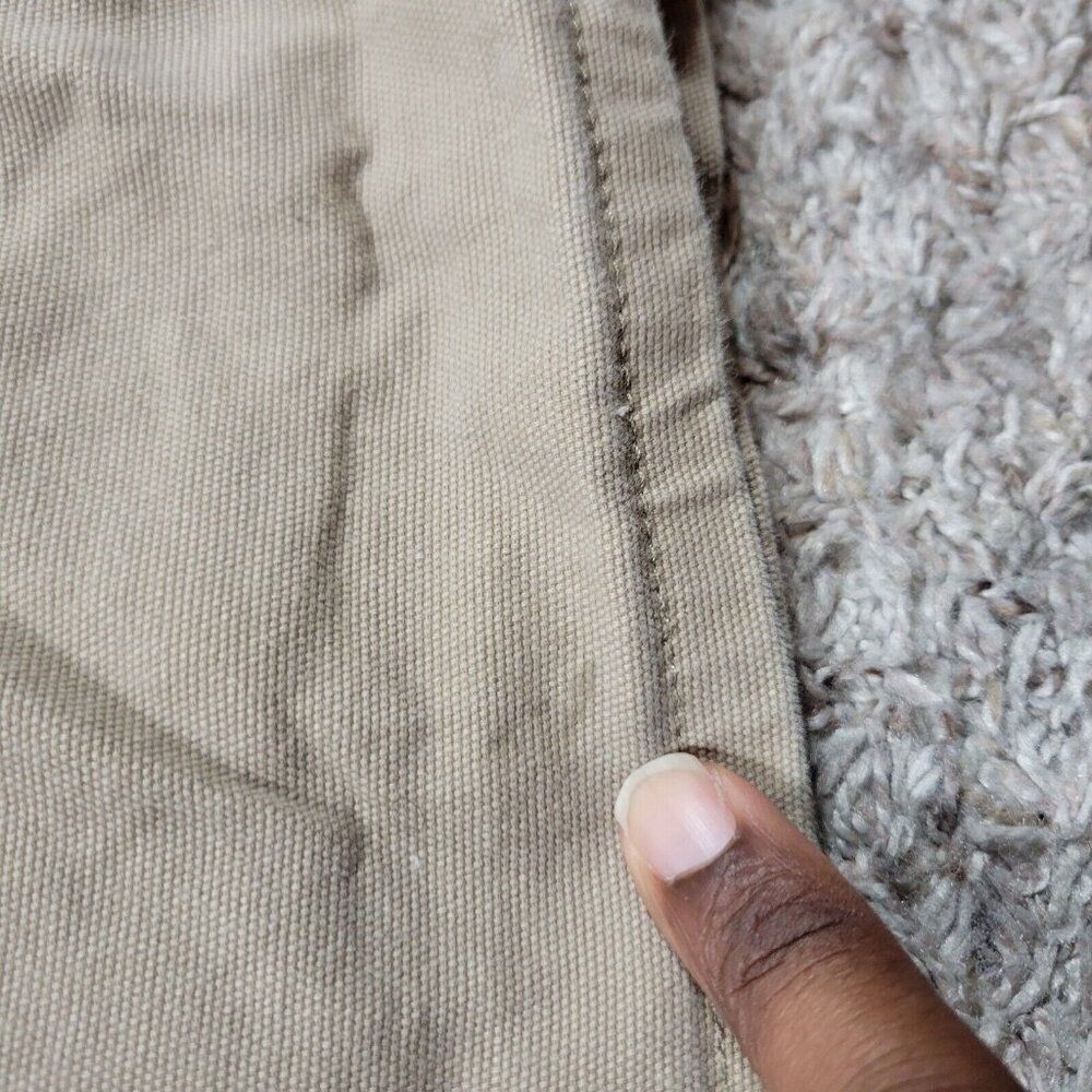 Wrangler Denim Carpenter Shorts Mens 42 Beige Jean Short Workwear Stretch - Picture 5 of 9